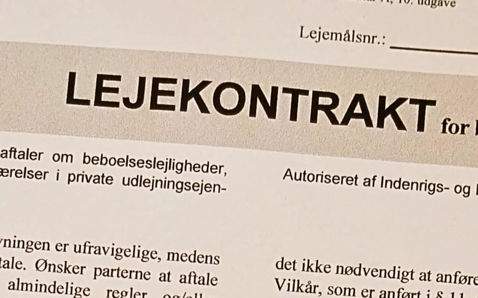 Forkert kontrakt giver lejer fuldt depositum tilbage